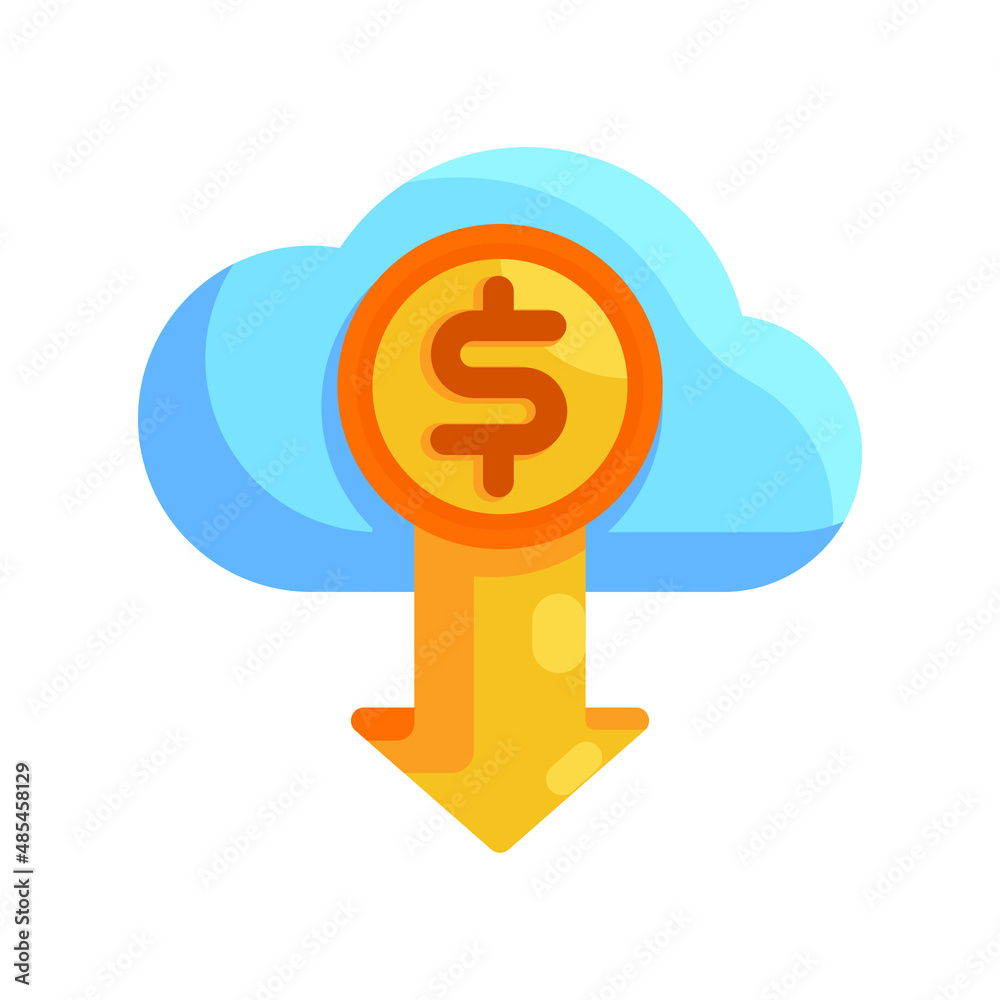Money Cloud Icon Money Cloud Icon