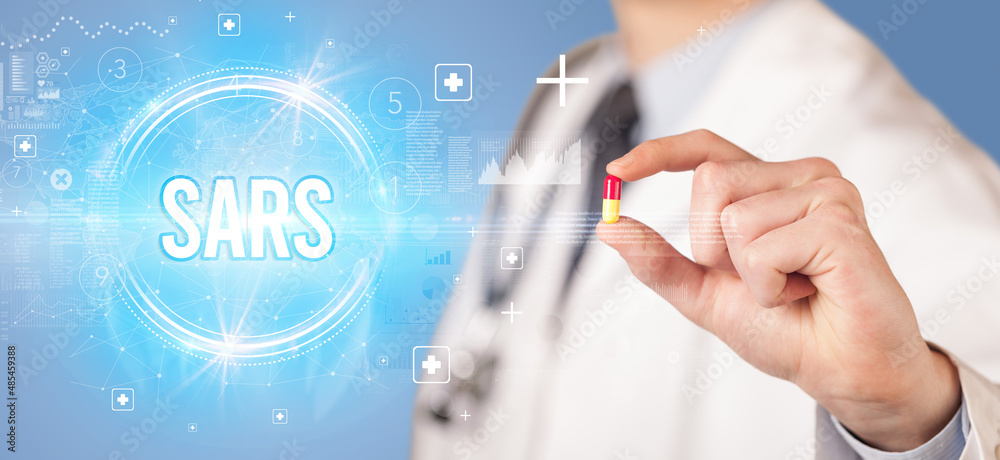 Close-up of a doctor giving you a pill Close-up of a doctor giving you a pill