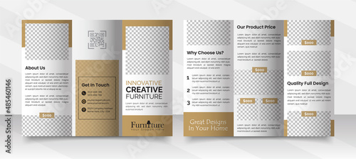 Elegant & Modern Furniture Trifold Brochure Template
