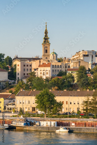 Belgrade cityscape with Cathedral and waterfront of Sava river, Serbia © Mazur Travel