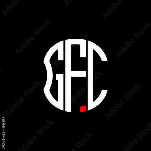 GFC letter logo creative design with vector graphic photo