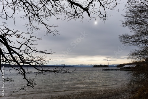 Schlechtes Wetter am Starnberger See