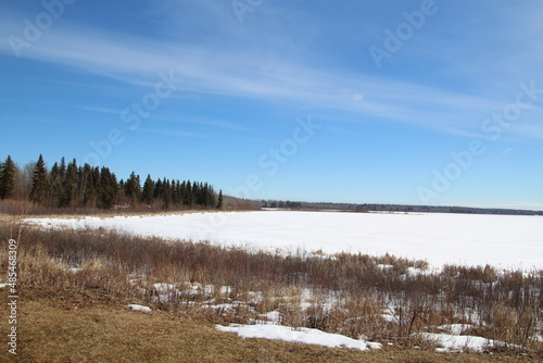Wallpaper Mural landscape with snow Torontodigital.ca
