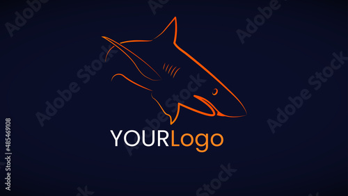 luxury logo shark 