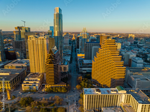 Austin Downtown Drone Shots