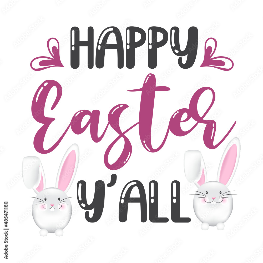Happy Easter Y'all svg Happy Easter Y'all svg