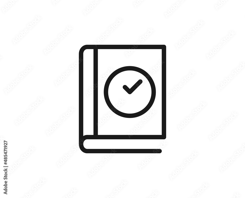 Single line icon of book High quality vector illustration for design, web sites, internet shops, online books etc. Editable stroke in trendy flat style isolated on white background Single line icon of book High quality vector illustration for design, web sites, internet shops, online books etc. Editable stroke in trendy flat style isolated on white background