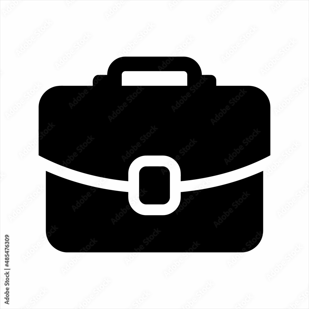 Suitcase icon. Vector and glyph Suitcase icon. Vector and glyph