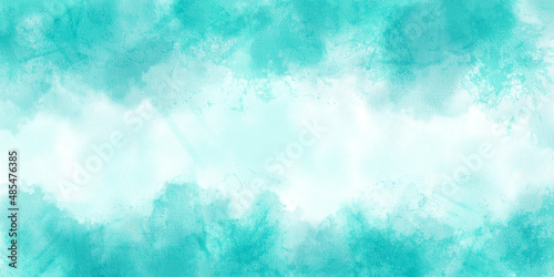 Hand painted abstract art blue watercolor background. Abstract blue sky Water color background, Illustration, texture for design. abstract watercolor background for paper textures backgrounds and web. © Creative Design