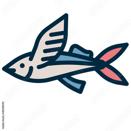 fish two tone icon