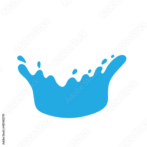 splashing water drop vector For decorating Songkran festival posters.