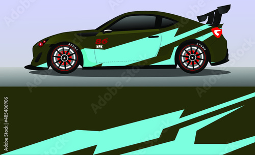 car wrap abstract racing graphic background for vinyl wrap and stickers