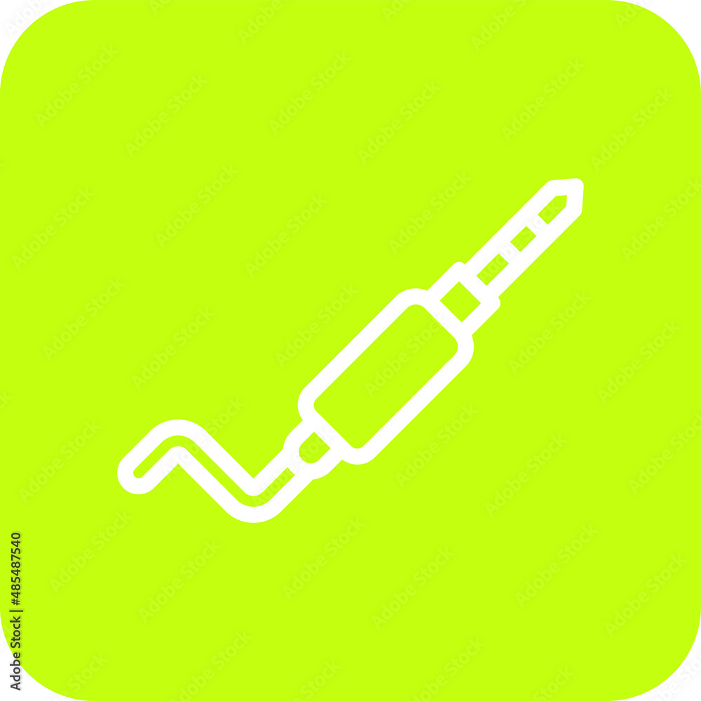 Audio Jack Vector Icon Design Illustration Audio Jack Vector Icon Design Illustration