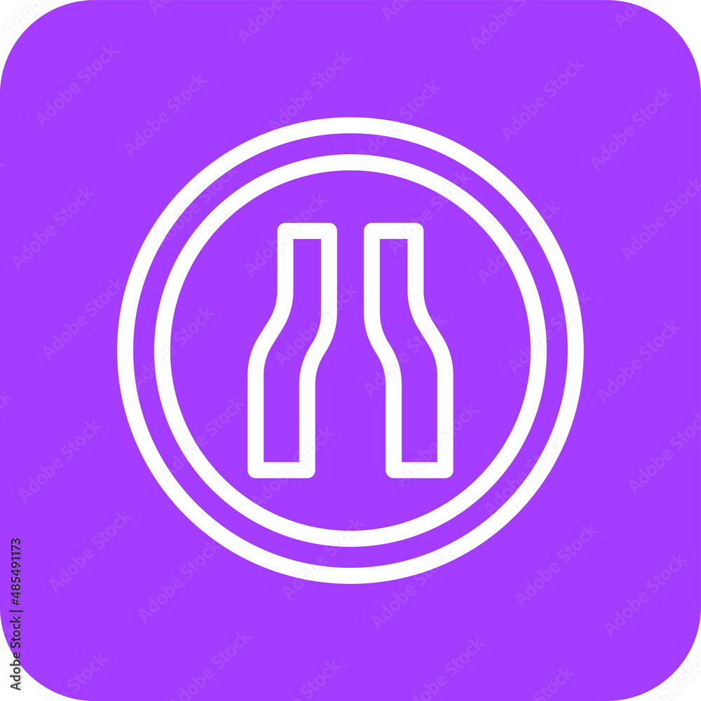 Narrow road Vector Icon Design Illustration Narrow road Vector Icon Design Illustration
