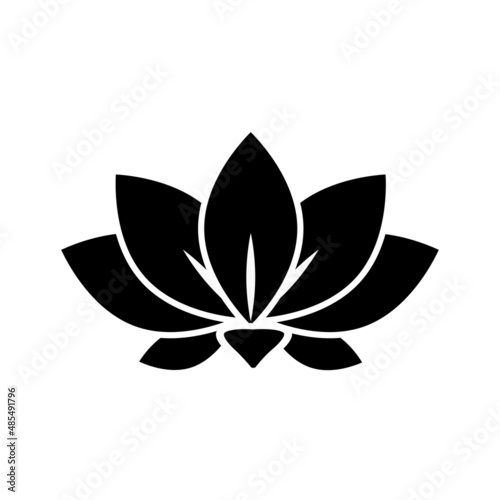 Lily Icon vector illustration flat. High quality black style vector icons