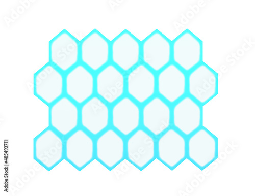 Illustration of blue barrier effect