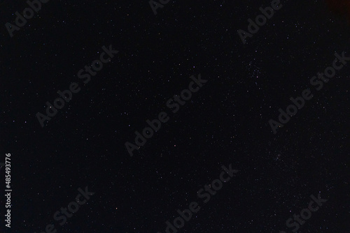 View of the night sky stars in Mitzpe Ramon crater, Negev, Israel
