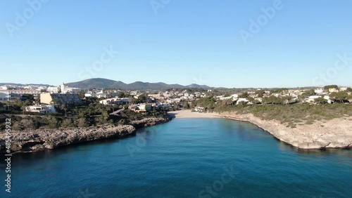 Wallpaper Mural Cala Mandia. Beautiful view of the seacoast of Majorca with an amazing turquoise sea, in the middle of the nature. Concept of summer, travel, relax and enjoy Torontodigital.ca
