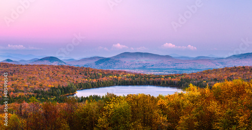 Vermont scenic fall foliage 