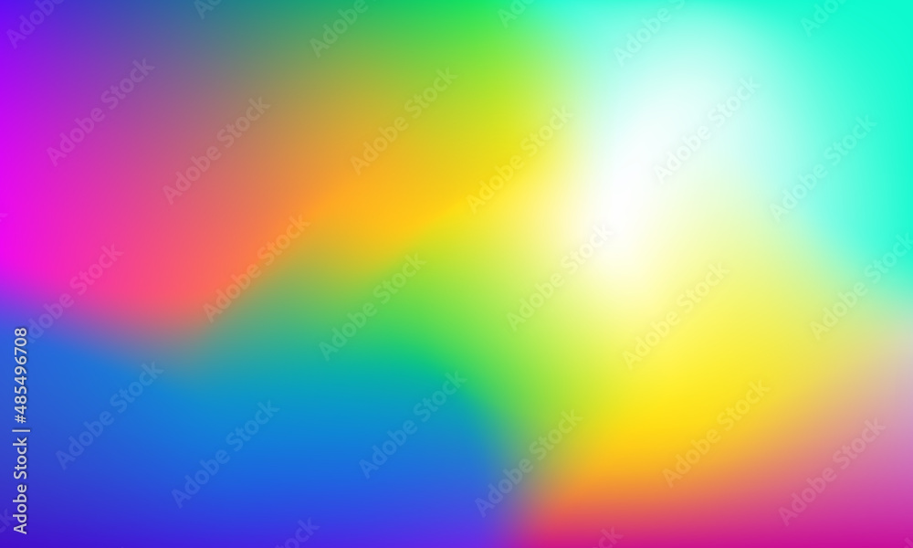 Abstract colorful gradient background with soft color blend