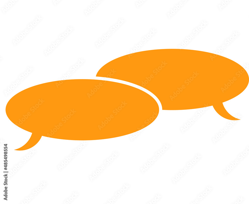 Message symbol. Dialogue symbol. Chatting. Message symbol. Dialogue symbol. Chatting.