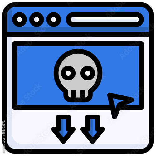 PIRACY filled outline icon,linear,outline,graphic,illustration