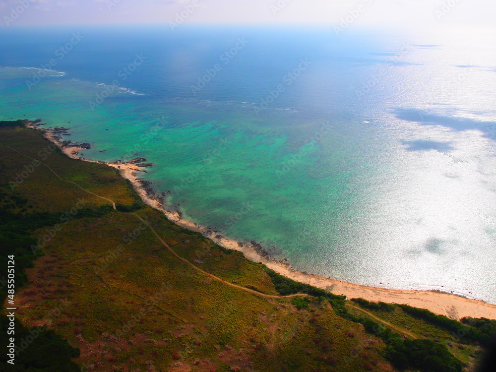 パラグライダーから見る石垣島北部