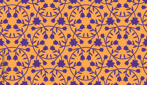 Seamless pattern with Campa...