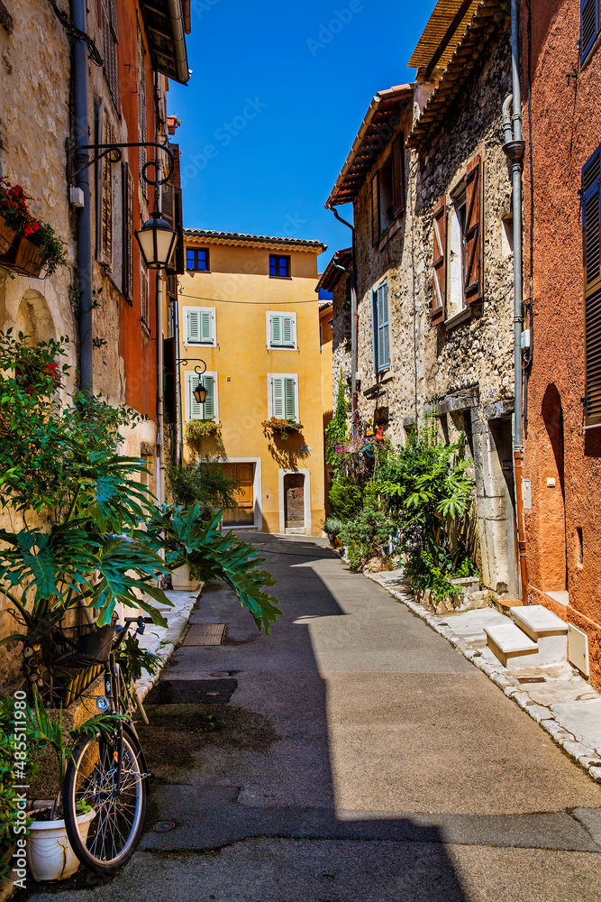 Charming, Narrow Street in Vence, Provence