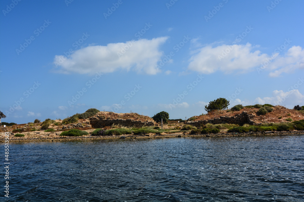 isola di mozia antica città fenicia a marsala sicilia