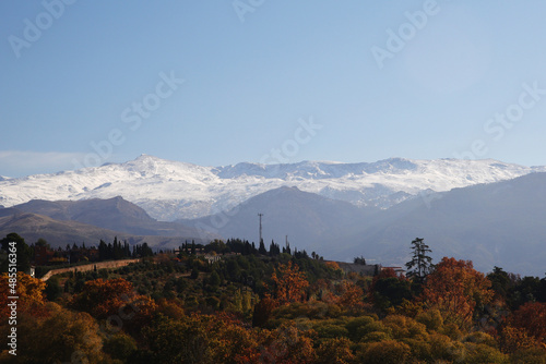 Sierra Nevada mountain National park in Granada  Spain