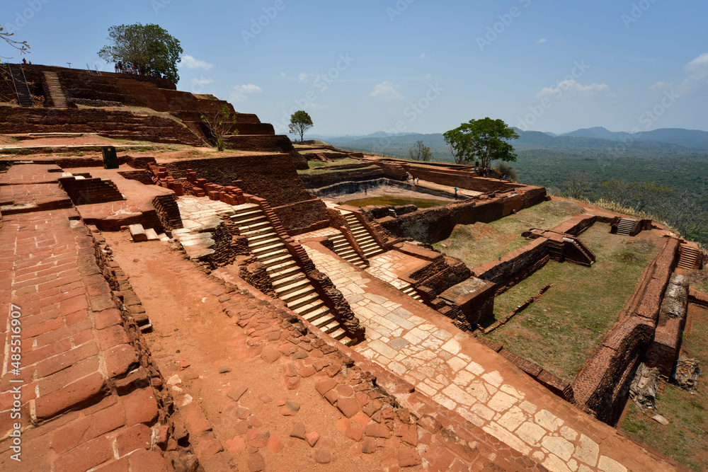 ancienne citadelle de Sigirîya du Sri Lanka