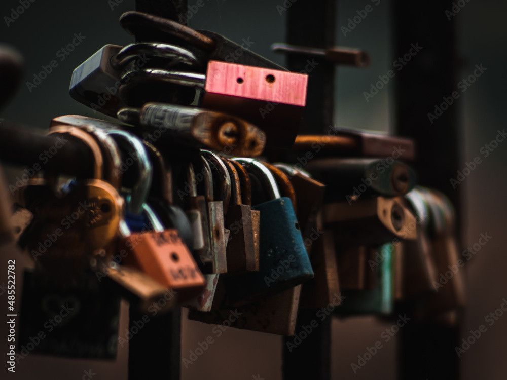 locks on the bridge