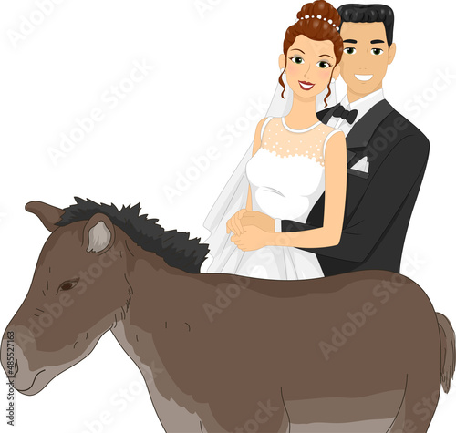 Couple Wedding Petting Zoo ...