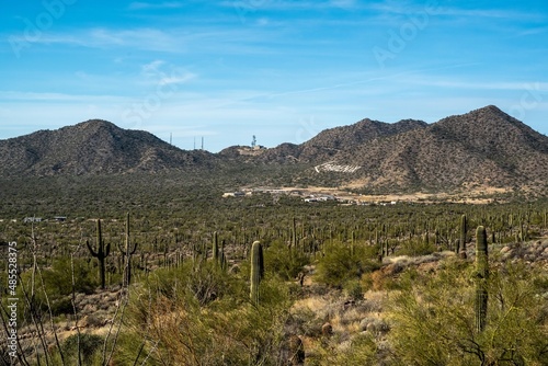 An overlooking view of nature in Mesa, Arizona