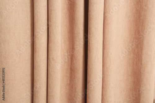 pink curtain folds close up texture