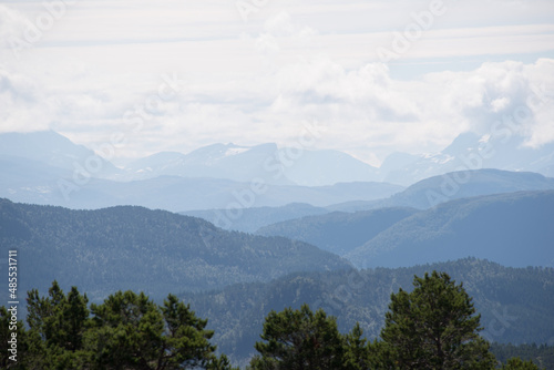 landscape with clouds