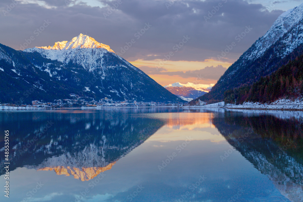 Achensee in Tirol im Winter, österreichische Alpen, Österreich