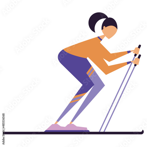 Girls represent various sport and sport games, running, boxing, skating, rollerblading, swimming, football, basketball, skiing, atletics