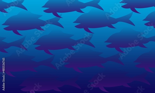 fish ,background, design,abstract,decoratif,blue color,dinamis,futuristic,wallper,suitable for all media.. photo