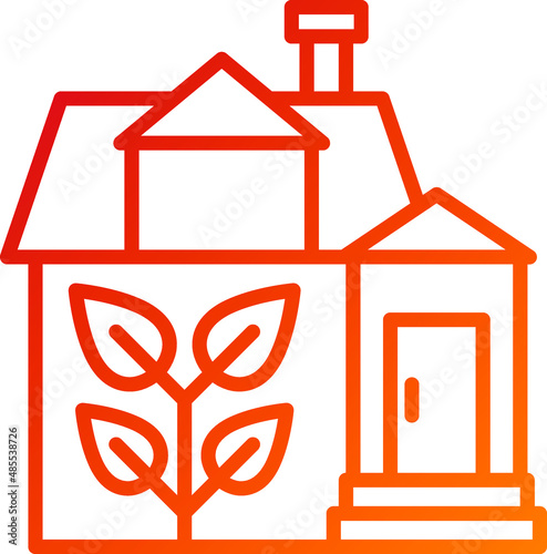 Vector Design Eco House Icon Style