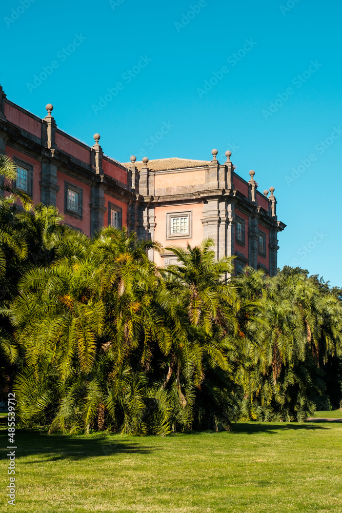 Fototapeta premium Royal Palace of Capodimonte in Naples city, Campania, Italy. National art Museum of Capodimonte.