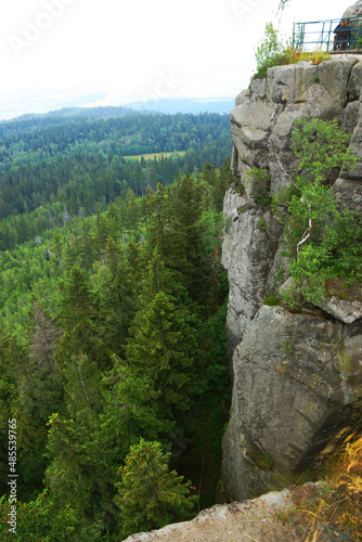 Góry Stołowe Polska widok ze szczytów