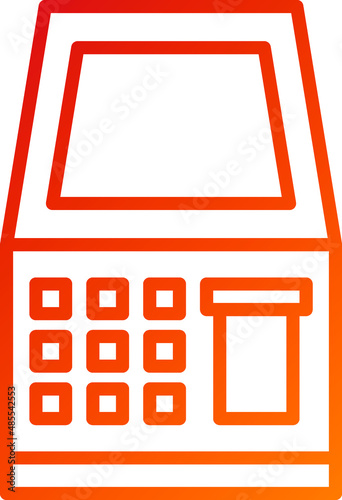 Vector Design Atm Machine Icon Style