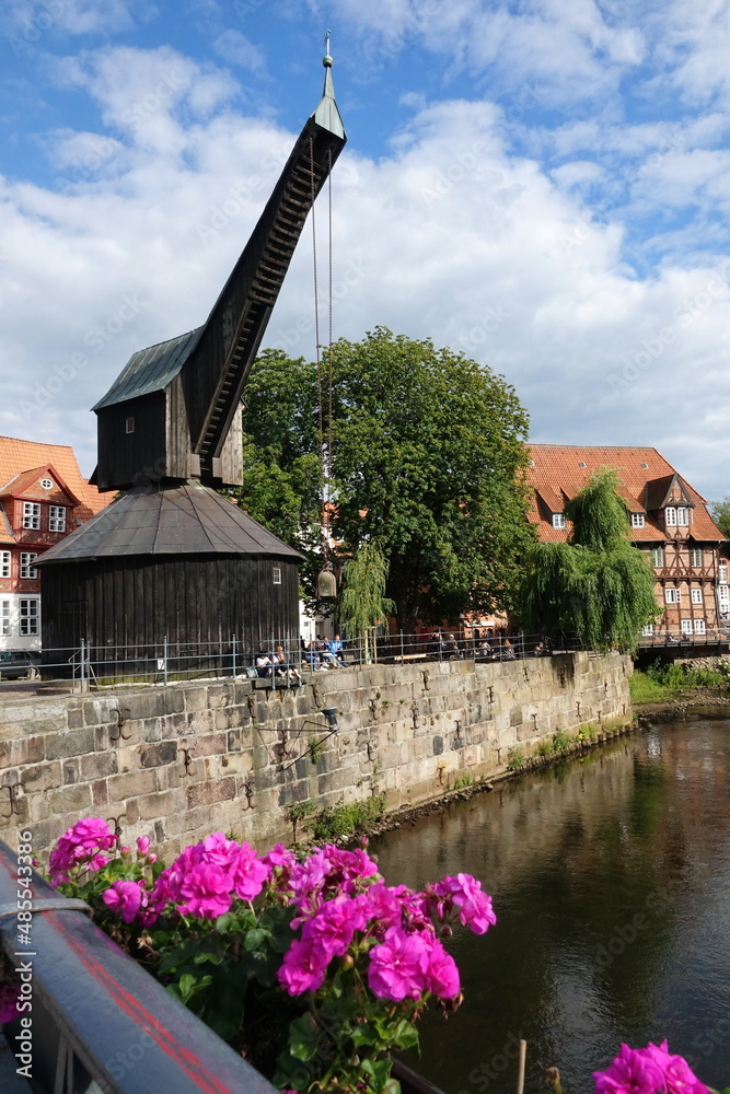Kran im Alten Hafen in Lüneburg