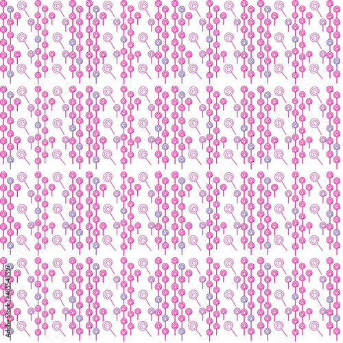 Wallpaper Mural Vector seamless striped lollipop pattern Torontodigital.ca
