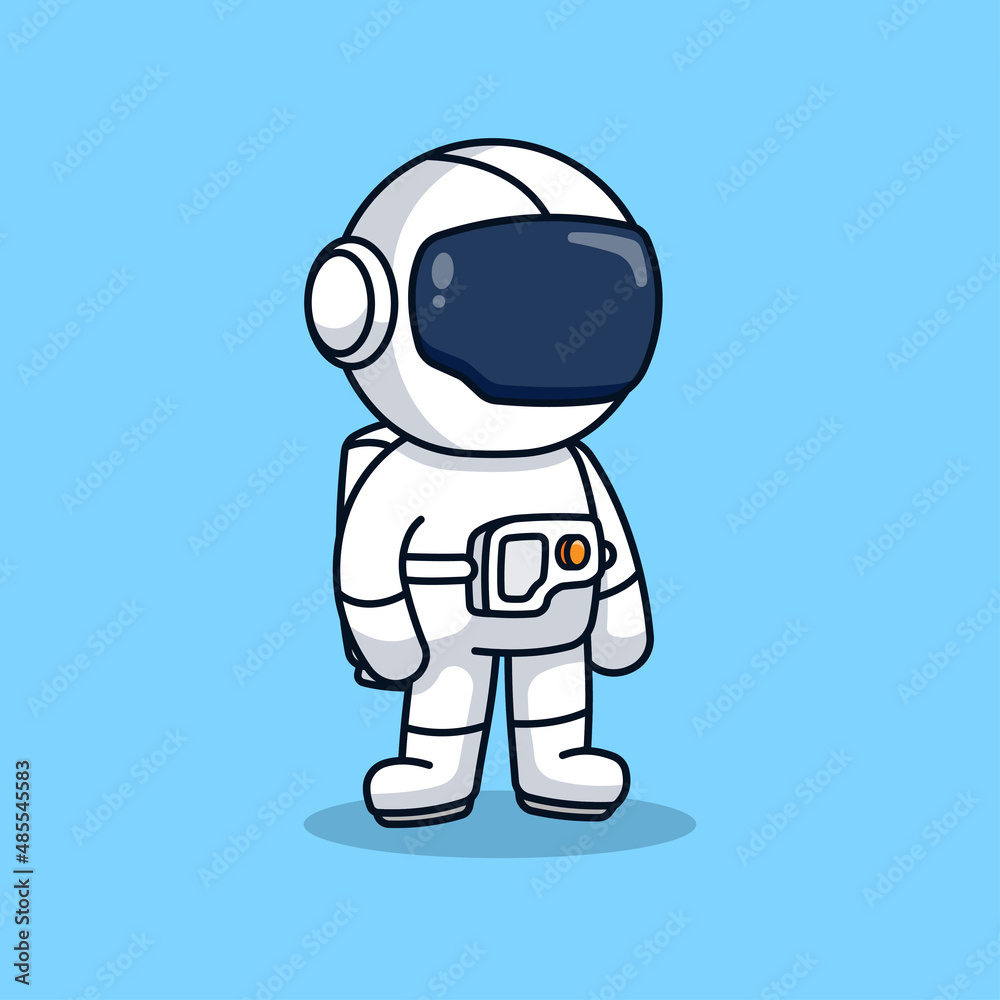 Cute astronaut character concept