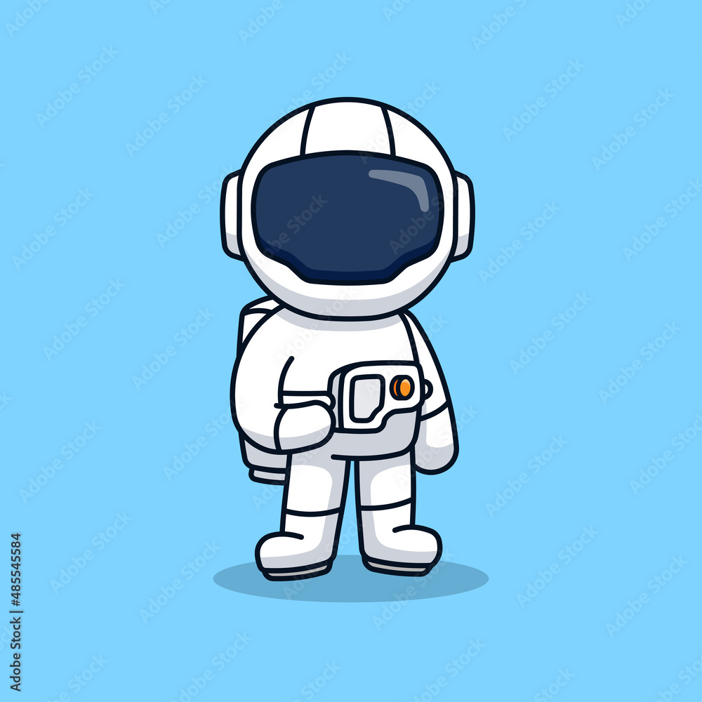 Cute astronaut character concept