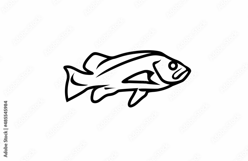 Abstract Vector Design Illustrative Fish Abstract Vector Design Illustrative Fish