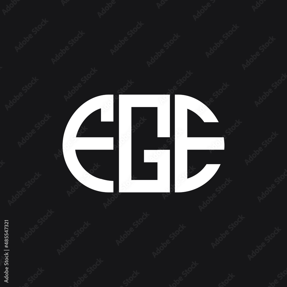 FGE letter logo design on black background. FGE creative initials letter logo concept. FGE letter design. FGE letter logo design on black background. FGE creative initials letter logo concept. FGE letter design.